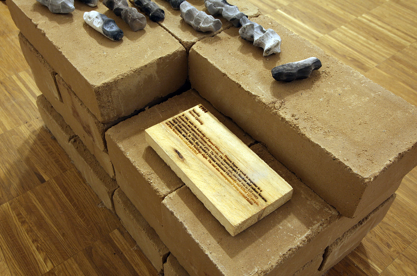 Installation view of work by Dineo Seshee Bopape