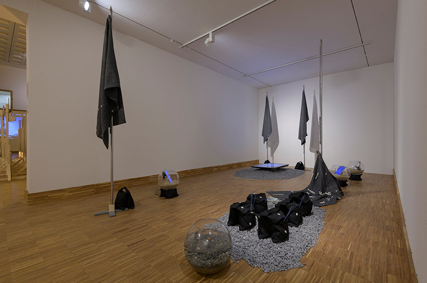 Installation view of Azania House by Nolan Oswald Dennis