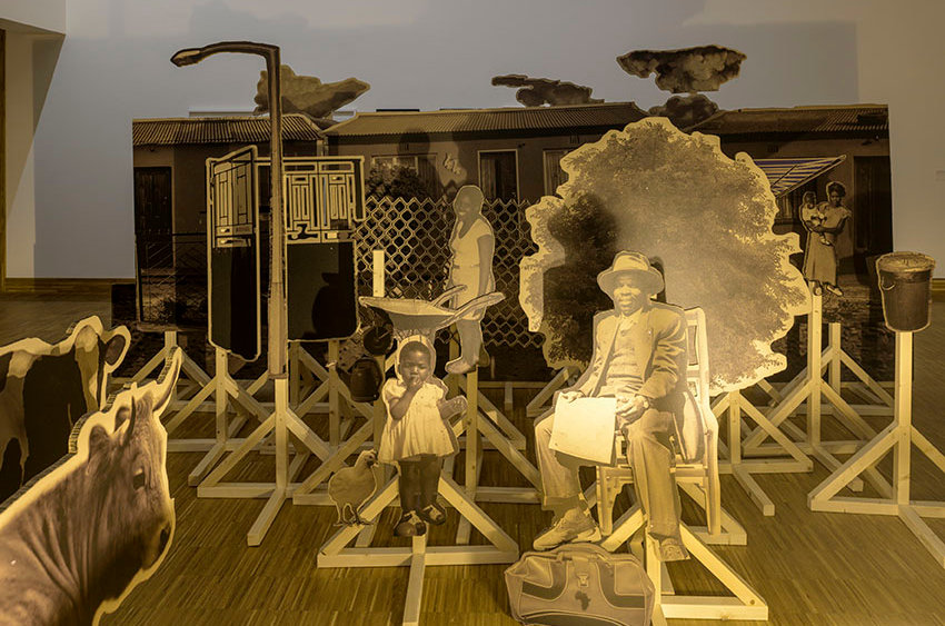 Installation view of work by Lebohang Kganye